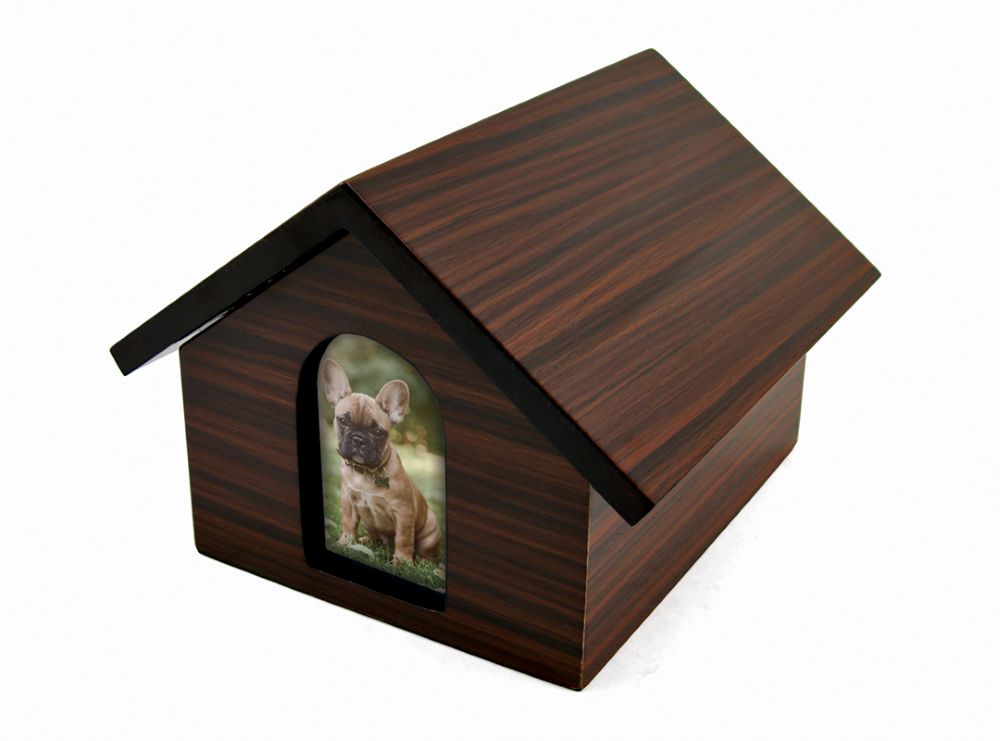 Dog House Urn- Brown-image